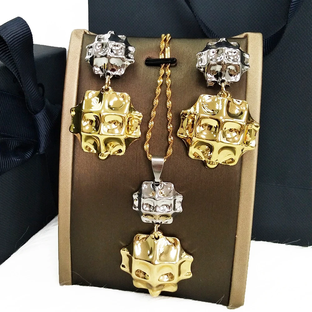 Новинка 2020 модные комплекты ювелирных изделий в африканском стиле для женщин