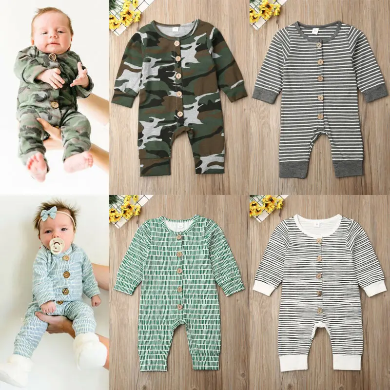 

Toddler Baby Boy Girl Cotton Romper 2019 Newest Newborn Baby Boy Girl Fall Winter Warm Romper Jumpsuit One-piece Outfits Clothes