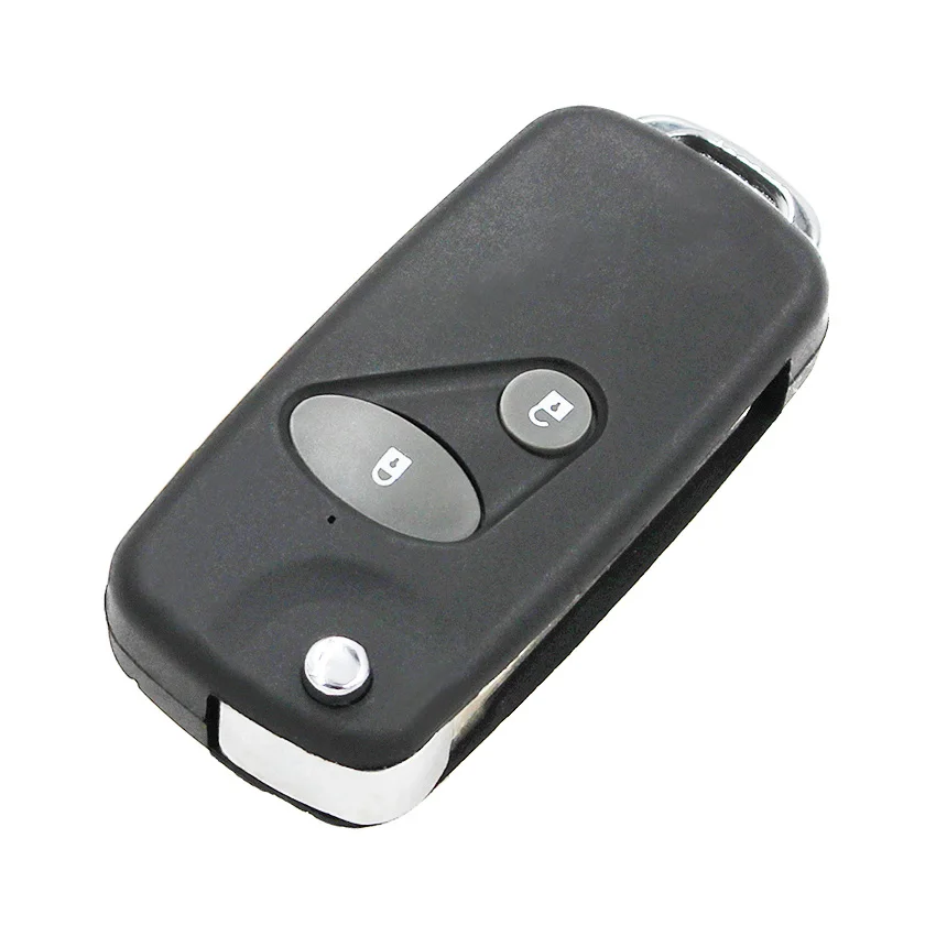 Откидной складной чехол для ключей с 2 кнопками умный корпус от автомобиля