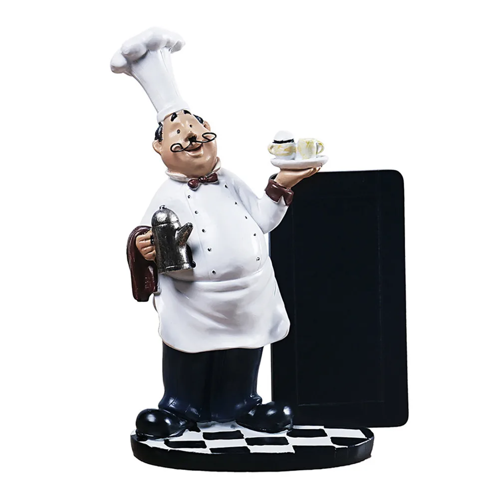 

Доска для объявлений или записей подарок украшения в западном стиле повар декоративные статуэтки смолы обеденный магазин украшения для го...