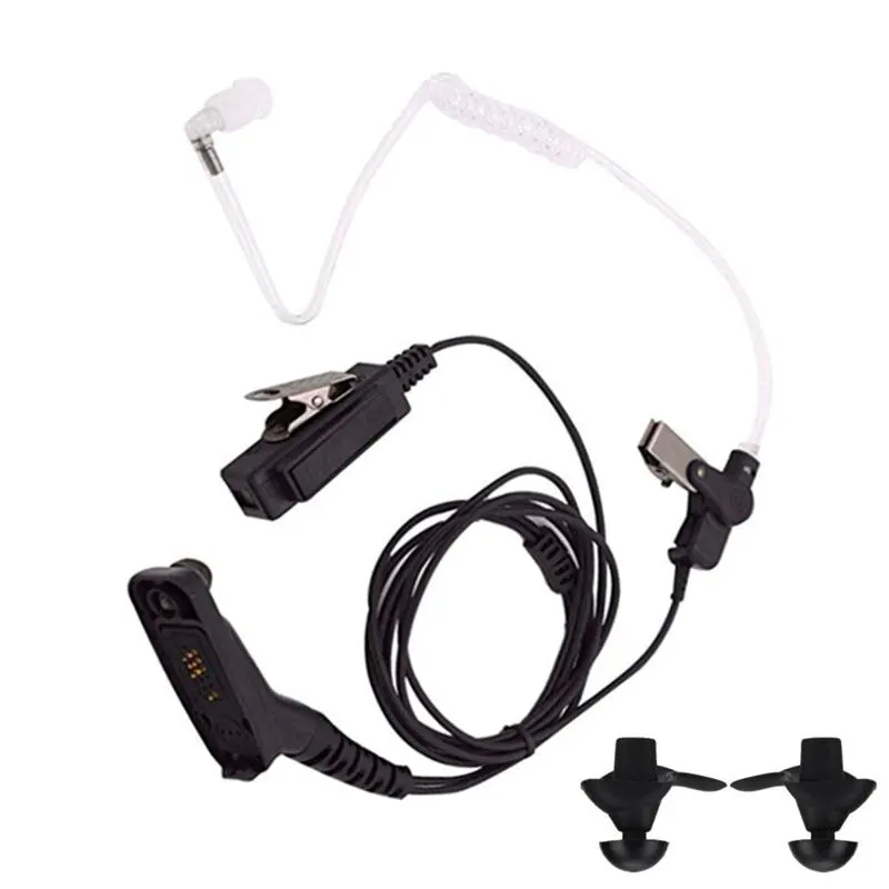 Fbi Air Acoustic Tube Earpiece Ptt Mic Headset For Motorola Xir P8668 P8268 Apx 7000 Xpr 6500 6550 Walkie Talkie Car Radio |