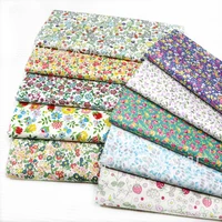160x50cm twill cotton cloth environmental protection small floral handmade diy sewing fabric