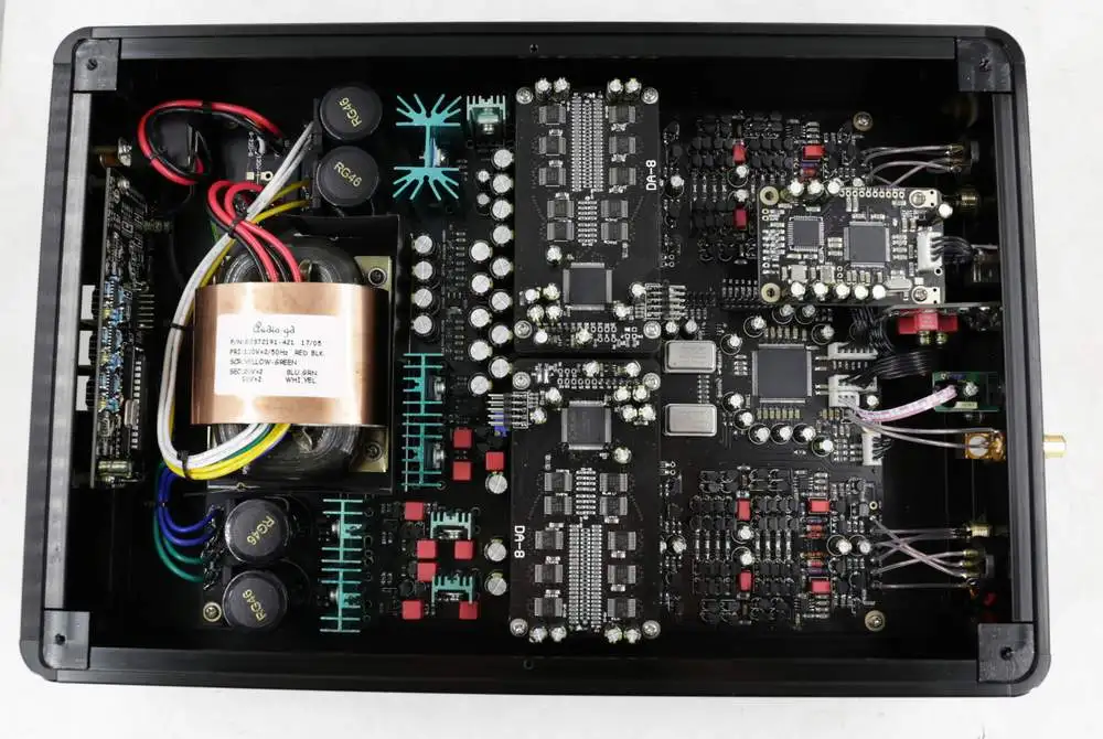 Аудио GD R2R R 1 баланс Дискретная резистор лестницы декодер DSD512 DXD ЦАП PCM384K Amanero комбо