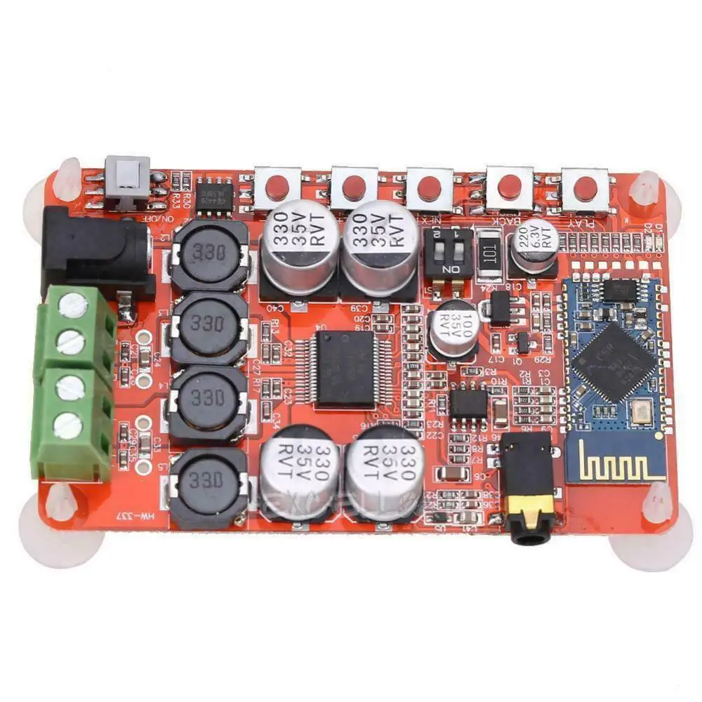 Чип TDA7492P 50 Вт + Bluetooth 4 0 аудио приемник плата цифрового усилителя - купить по