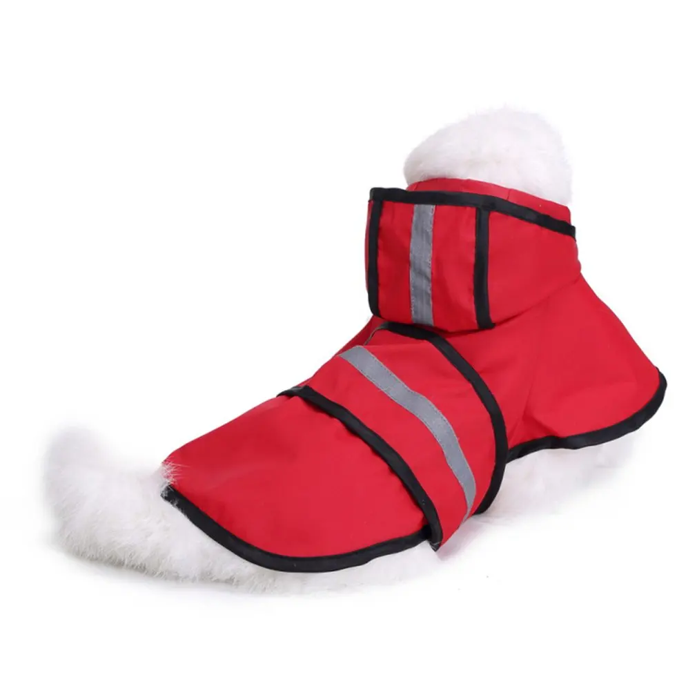 

Dog Raincoat Hooded Slicker Poncho For Small To Large Dogs Puppies Lightweight Rain Jacket Waterproof Reflective Clothes