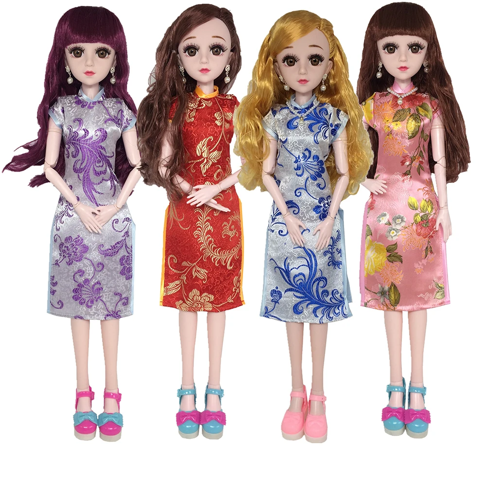 Вечернее платье Cheongsam 60 см кукла старого Бобби игрушка для девочки сказочная
