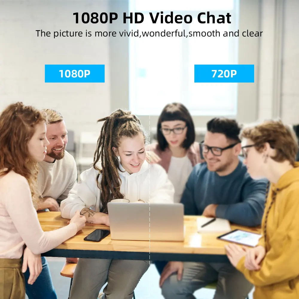 Веб камера 1080P HD со встроенным микрофоном 2 мегапиксельная USB прямая трансляция