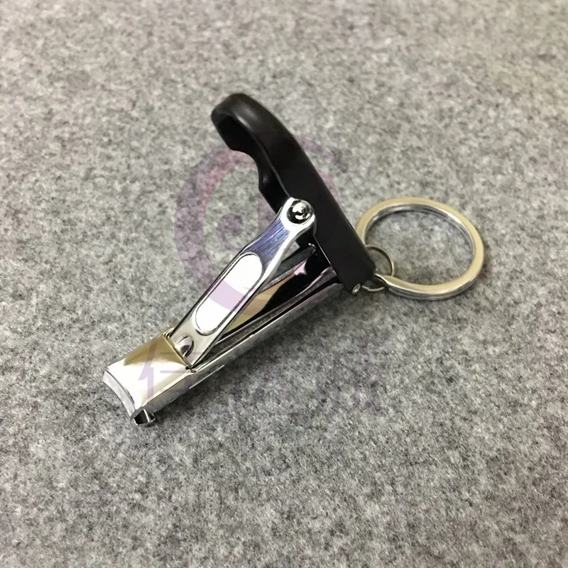 Ультратонкий портативный компактный складной триммер для ногтей с кольцом