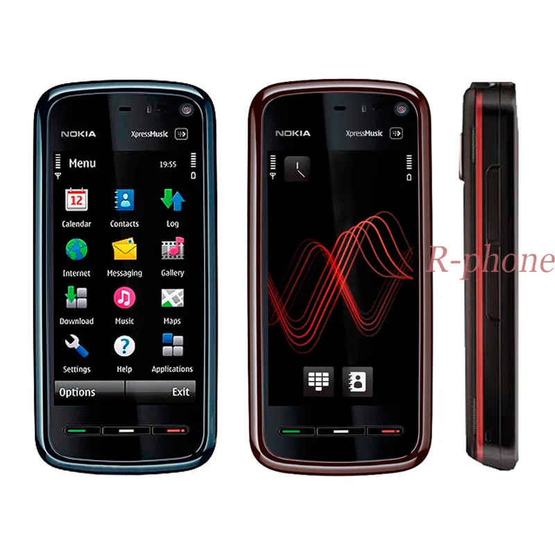 Nokia 5800 XpressMusic мобильный телефон разблокированный 3g Wifi gps Bluetooth и один год гарантии