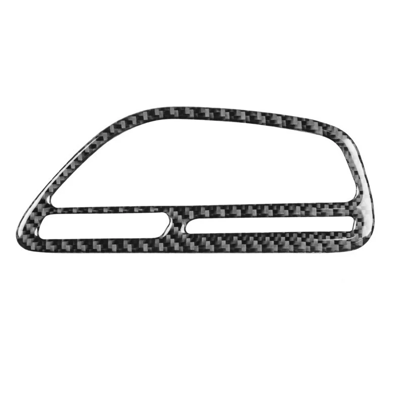 

Подходит для Dodge Charger Challenger 2015-up измеритель из настоящего углеродного волокна правый выход воздуха Аксессуары для модификации Центрального ...