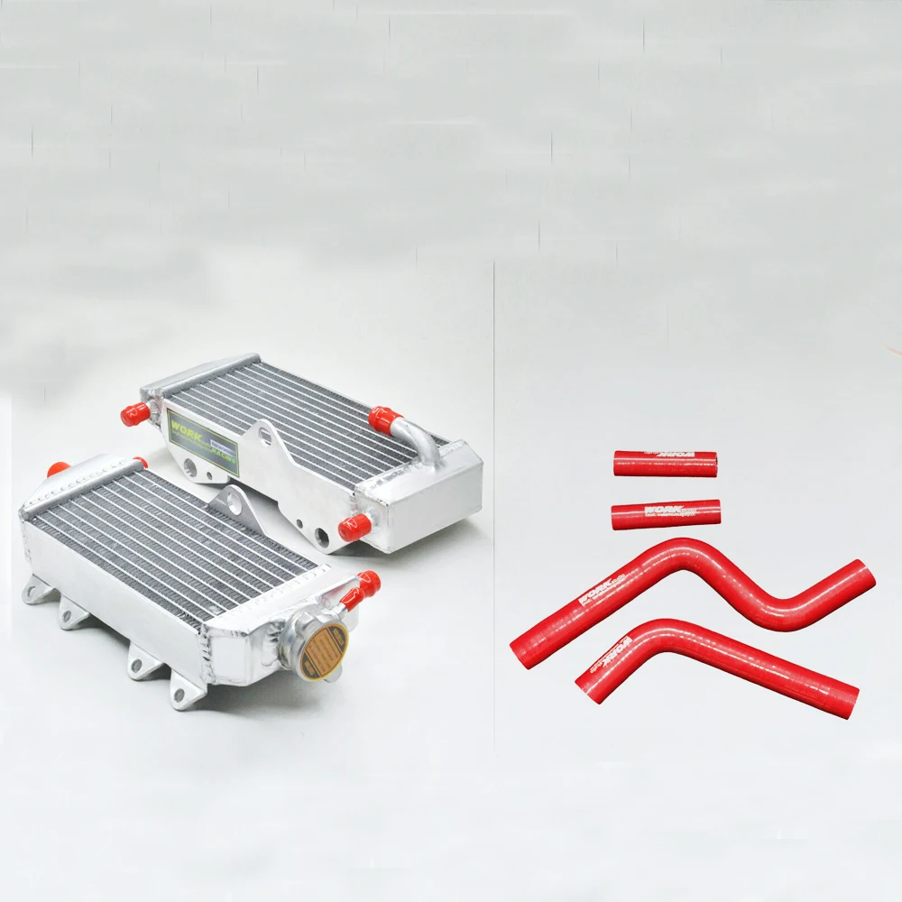 Left&ampRight Aluminum Radiator &amp silicone hose for Yamaha YZ125 YZ 125 2005-2011-2019 2017 2018 | Автомобили и мотоциклы