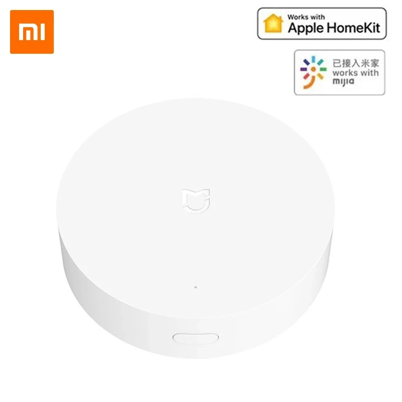

Original Xiaomi Mijia Multimode Smart Home Gateway ZigBee WIFI BT Hub Work With Mijia APP Apple Homekit Intelligent Hub