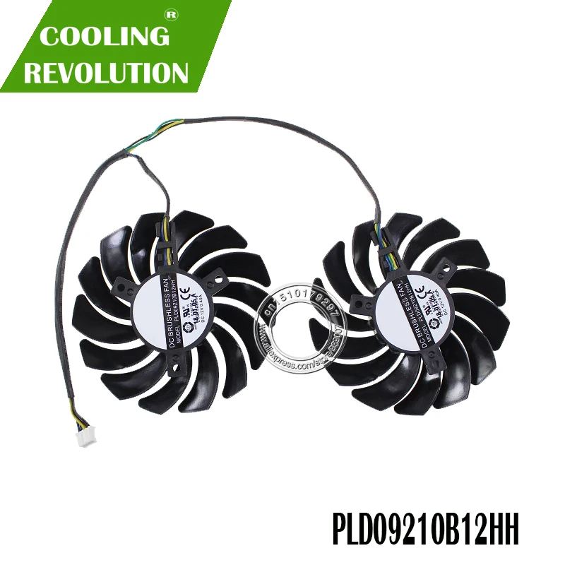 Вентилятор охлаждения 87 мм PLD09210B12HH 4Pin для MSI ARMOR RX470 RX 480 RX570 RX580 видеокарты