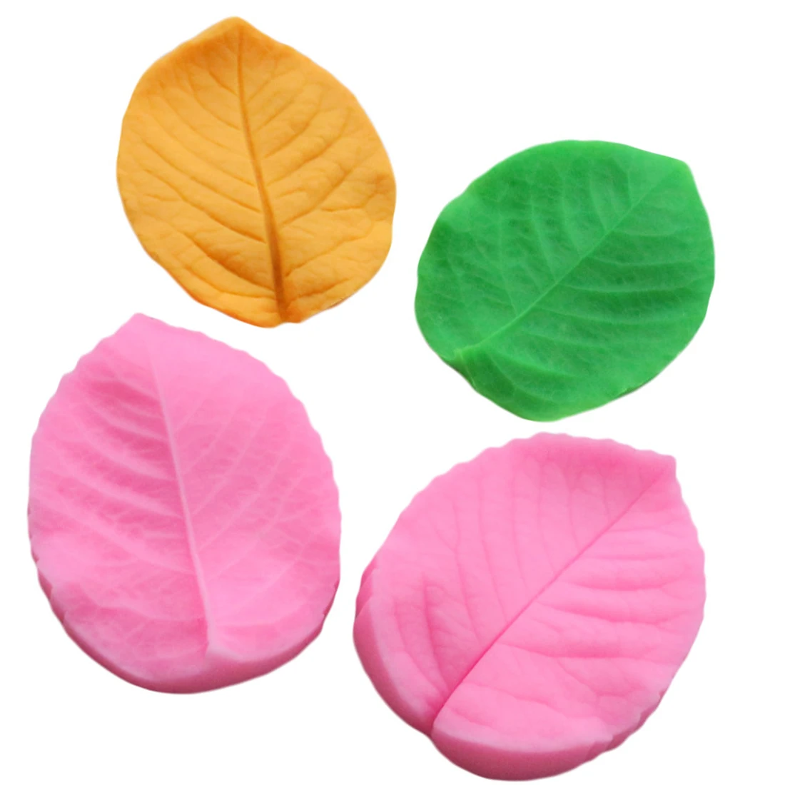 2 шт./компл. пионы розы цветок лепестки листья виниры силиконовые формы