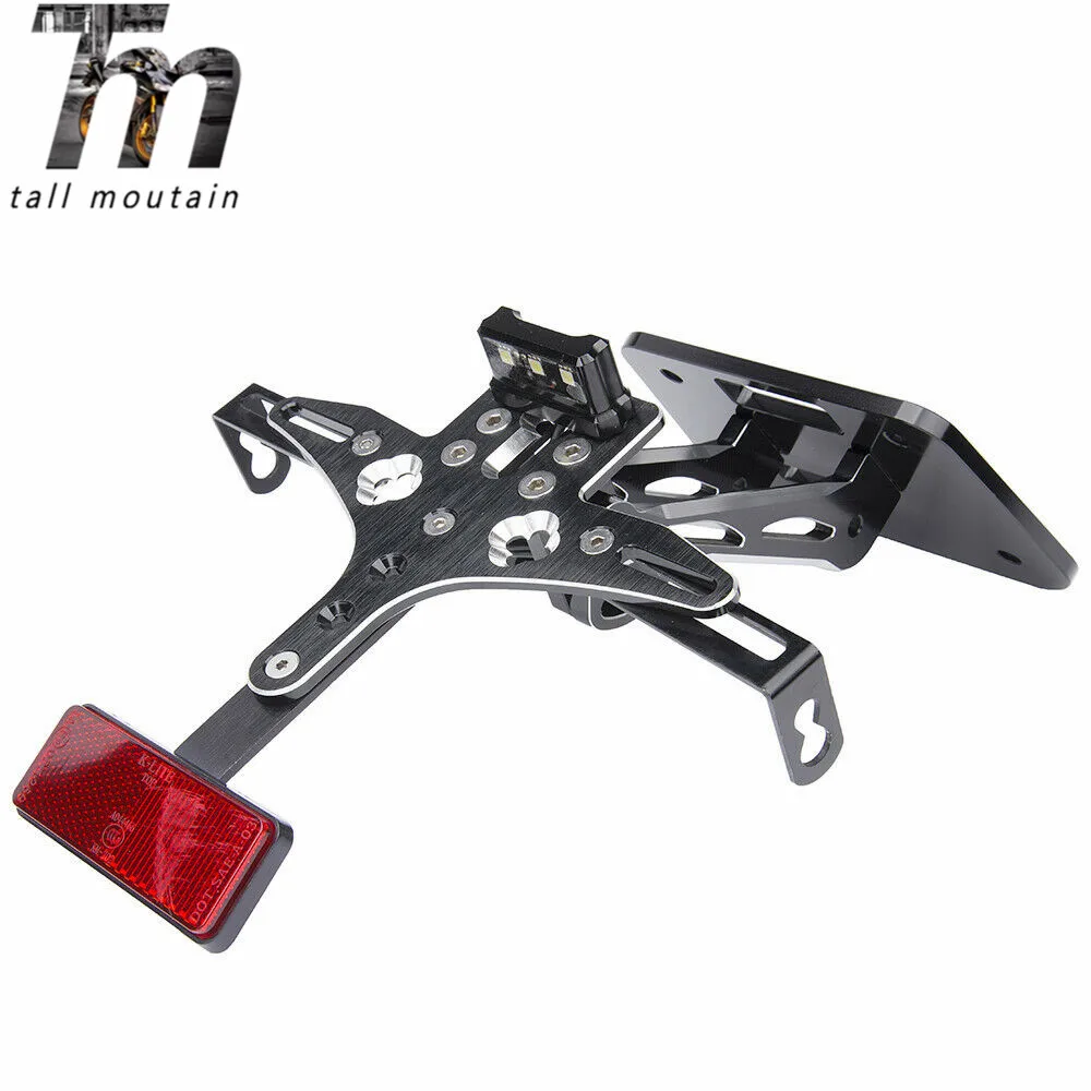 

Fender Eliminator Adjustable Registration License Plate Holder Bracket LED Light For Yamaha YZF R3 R25 MT-03 MT 03 2015-2016