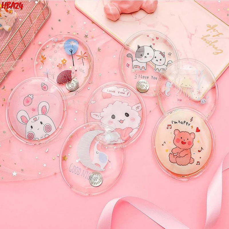 Новинка зимняя теплая удобная сумочка мини с мультяшным рисунком гелевая