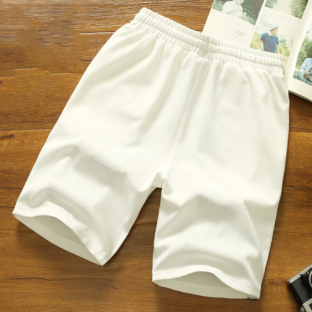 

Spring and Summer Men Fashion Trend Solid Color Lace Loose Casual Sports Outdoor Shorts