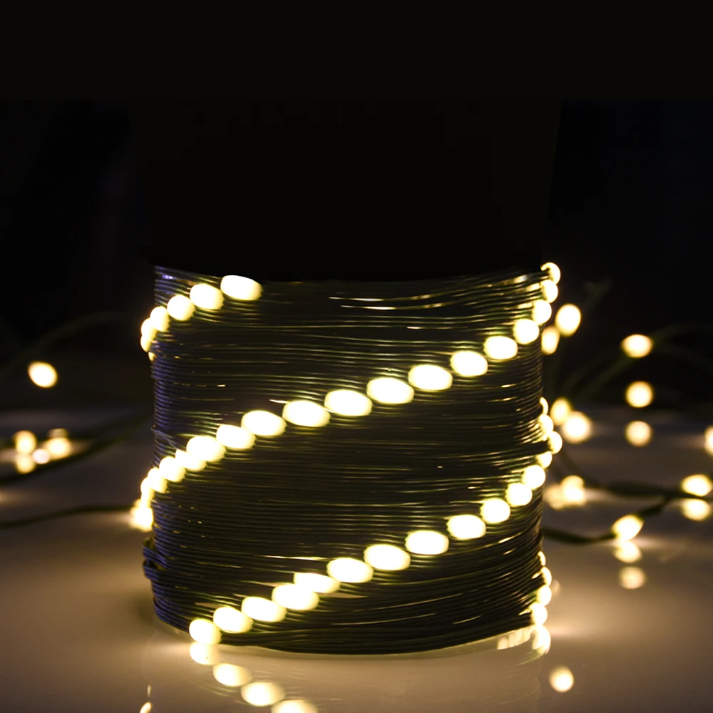 Возможностью погружения на глубину до 30 м 300LED многоцветные гирлянды свет шнура 8