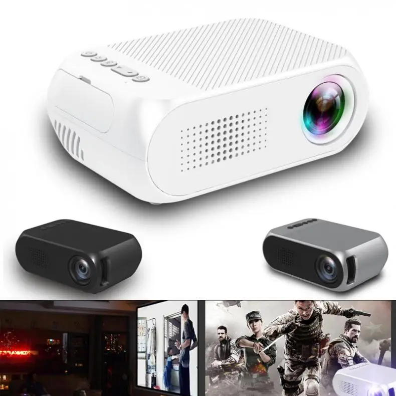 

Портативный мини светодиодный карманный проектор YG320 HD 80 дюймов, подходит для Sony PS4 и Xbox