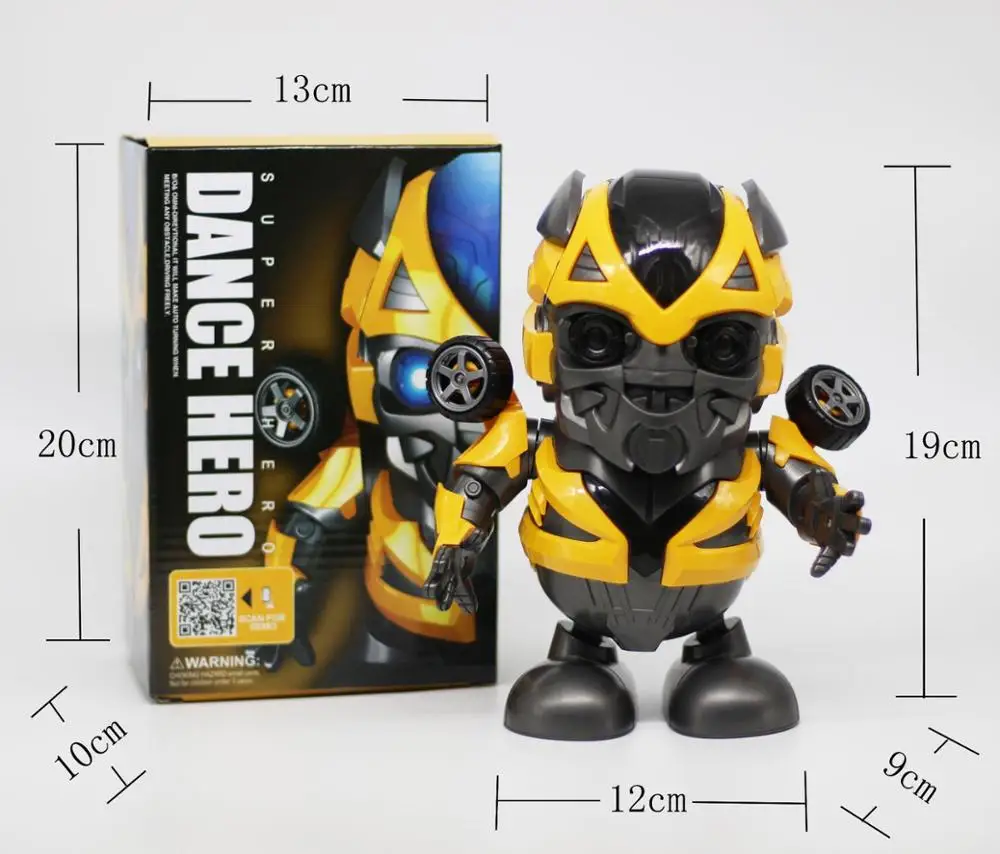 Светодиодный танцующий герой преобразующий Шмель музыка пчела фонарик звук