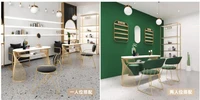Net red manicure table and chair set marble simple modern single double manicure table manicure table sofa table chair
