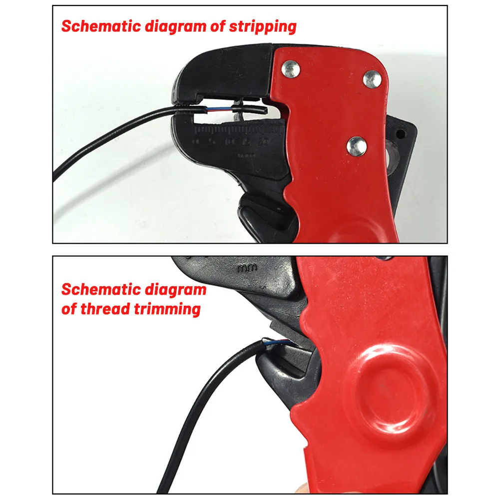 

Automatic Wire Stripper Crimping Pliers Automatic Cable Stripper 0.08 - 6 Mm Electrician Toolswire Cuttercable Cutter