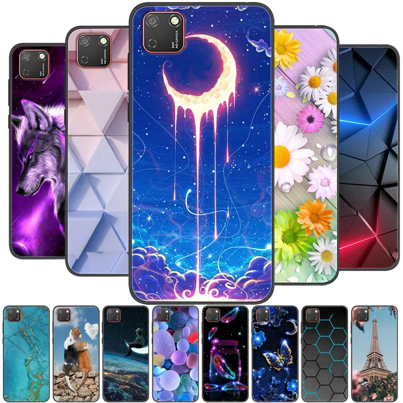 

For Huawei Honor 9s Case Wolf Cartoon Silicon Soft TPU Back Cover For Huawei Honor 9S Phone Cases Honor9S 9 s Fundas Coque