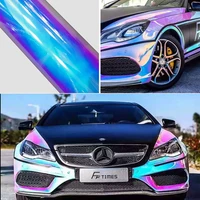 2030405060cm135cm holographic rainbow chrome car sticker laser plating car body wrap film diy car styling