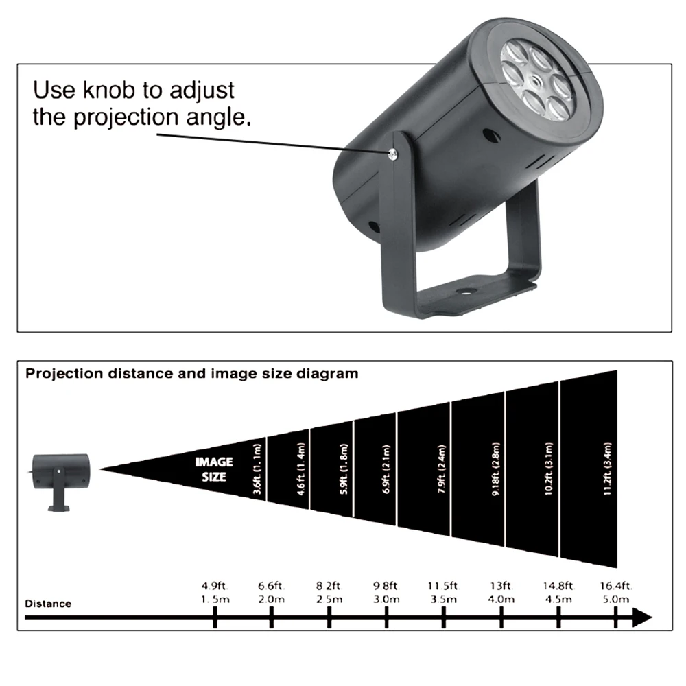 Светодиодный прожектор водонепроницаемый 3 Вт|Праздничное освещение| |