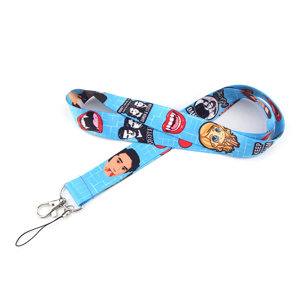 Ransitute R1125 ТВ серии Дневники вампира Lanyards Id бейдж держатель брелок тренажерный зал