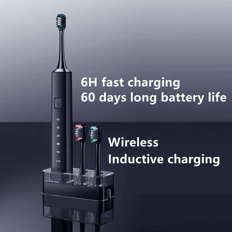 

Smart Sonic Electric Toothbrush Rechargeable Men's and Women's Full-Automatic Waterproof Drop-Resistant Soft Brush Adult Couple