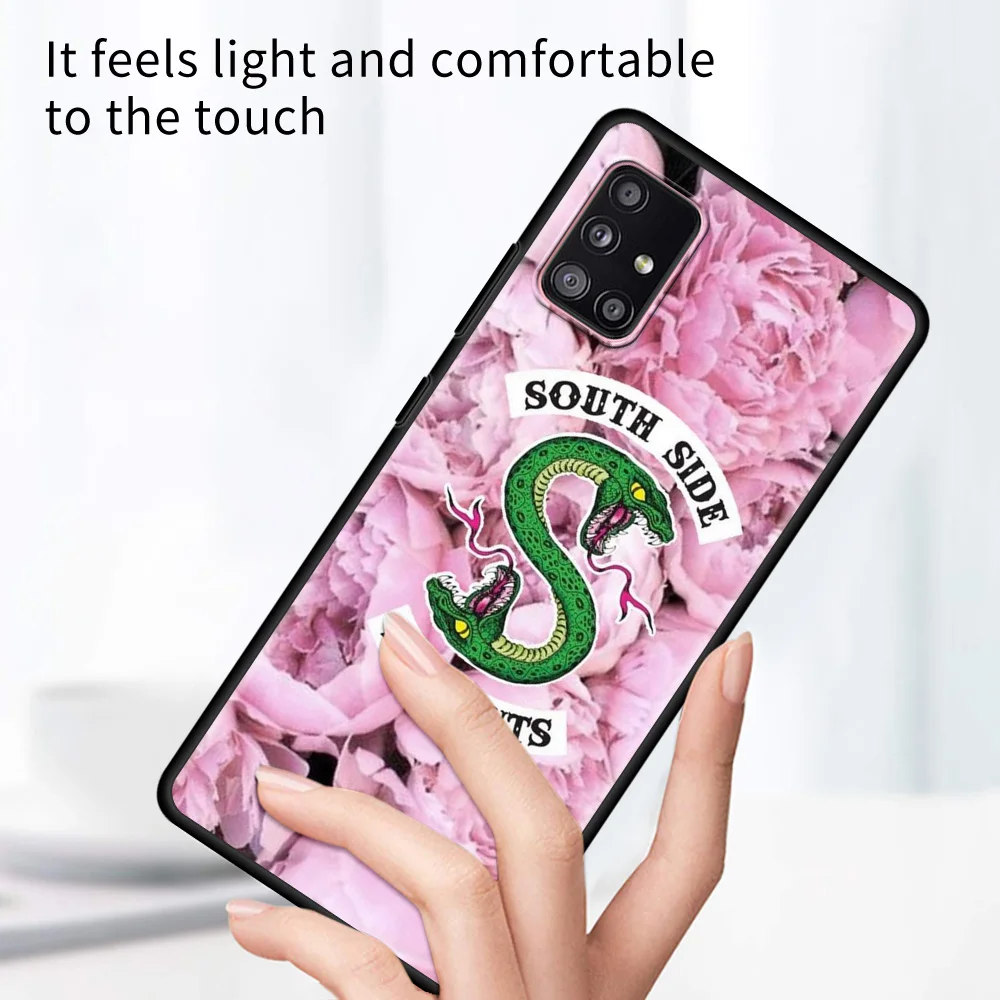 

Phone Case For Samsung A51 A71 A52 A12 A21s A21 A32 A91 A72 A42 A41 A31 A11 A02 A01 Hot Riverdale Southside Serpents TPU Fundas