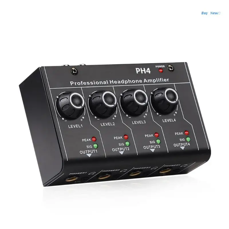 

20CE 6,35 мм/3,5 мм стерео выход стерео/моно переключатель ультракомпактный вход RCA 4-канальный мини-усилитель для наушников