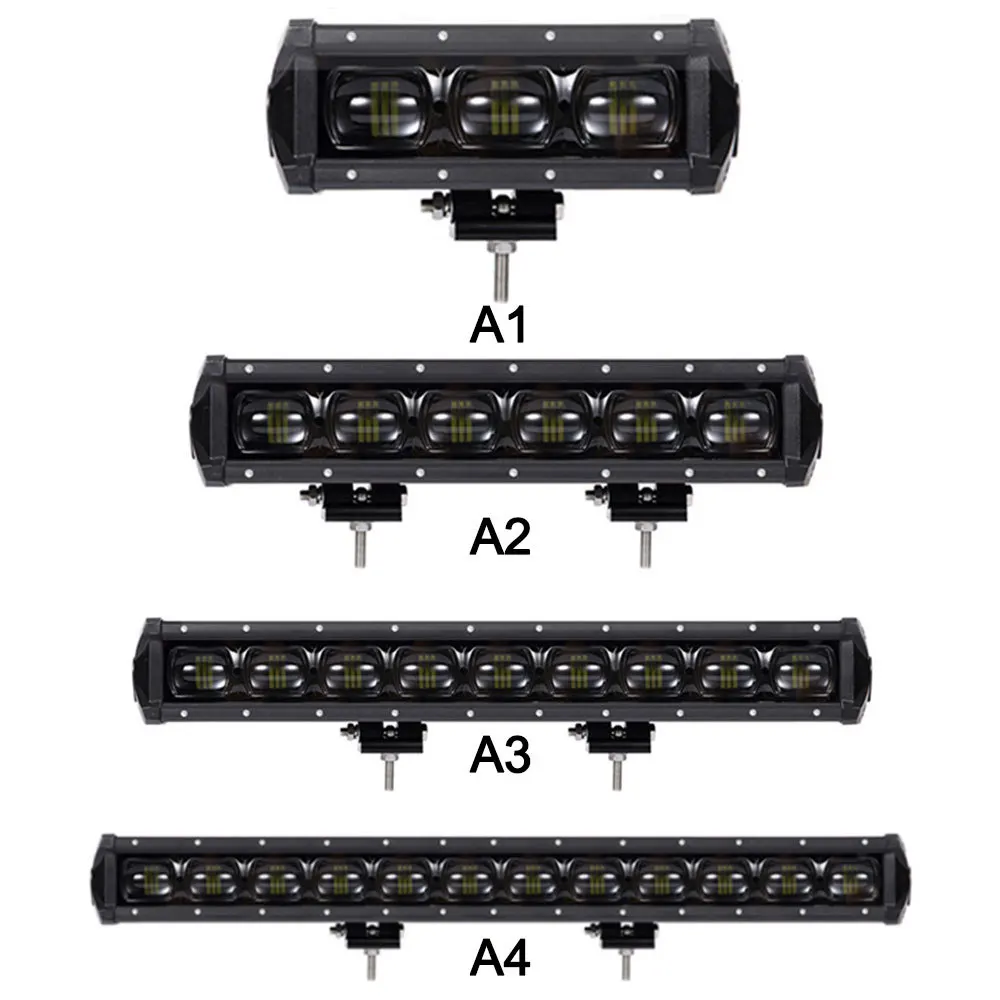 

30w 60w Led Bar Led Light Bar For Car Tractor Boat Offroad Off Road 4wd 4x4 Truck Suv Atv Driving 12v 24v