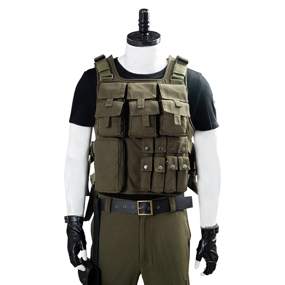 

Game Cosplay Carlos Oliveira Cosplay Costume Men Uniform Soldier Outfit Suit Halloween Carnival Costume Adult Custom