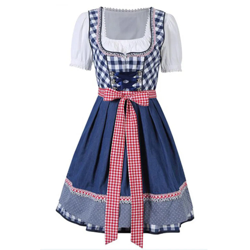 Женское традиционное платье дирндл на Октоберфест немецкое баварское