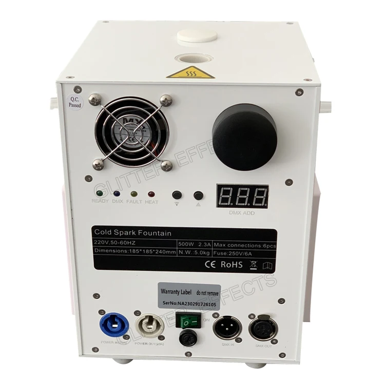 Dmx and Remote Control Wedding Firework Machine white color Cold Spark Fountain Fireworks | Лампы и освещение