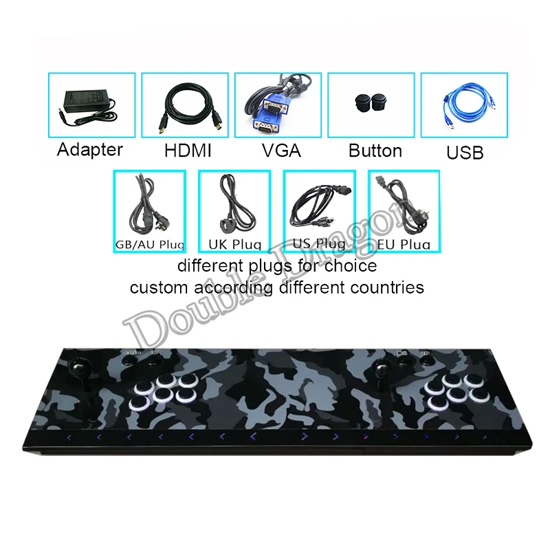 PandoraBox 12 XII 3188 в 1 аркадная видео консоль Кнопка Джойстик контроллер 53 3D игры