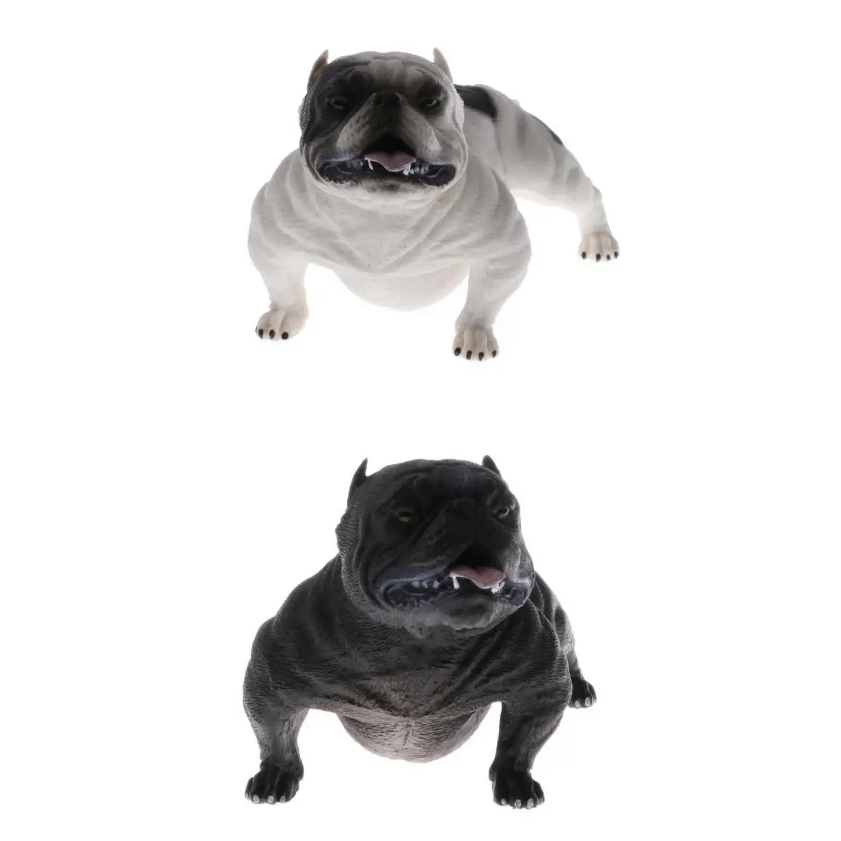 

2pcs Realistic American Bully Pitbull Animal Figure Nature Toy Collectibles