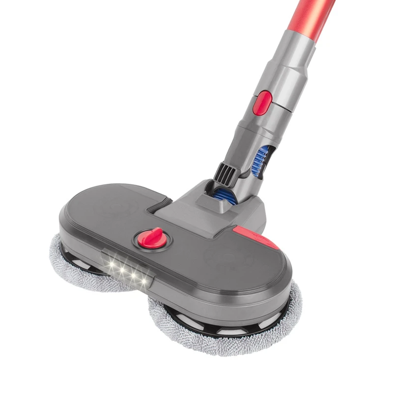

Усовершенствованная версия электрической швабры с распылителем + 6 шт. тканей для швабры для Dyson V7 V8 V10 V11 Запчасти для пылесоса со светодиодн...