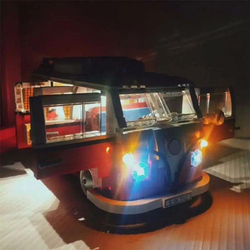 

MTELE DIY LED Light Up Kit For Creator Series The T1 Camper Van Light Set decorations Compatile for toys xmas gifts