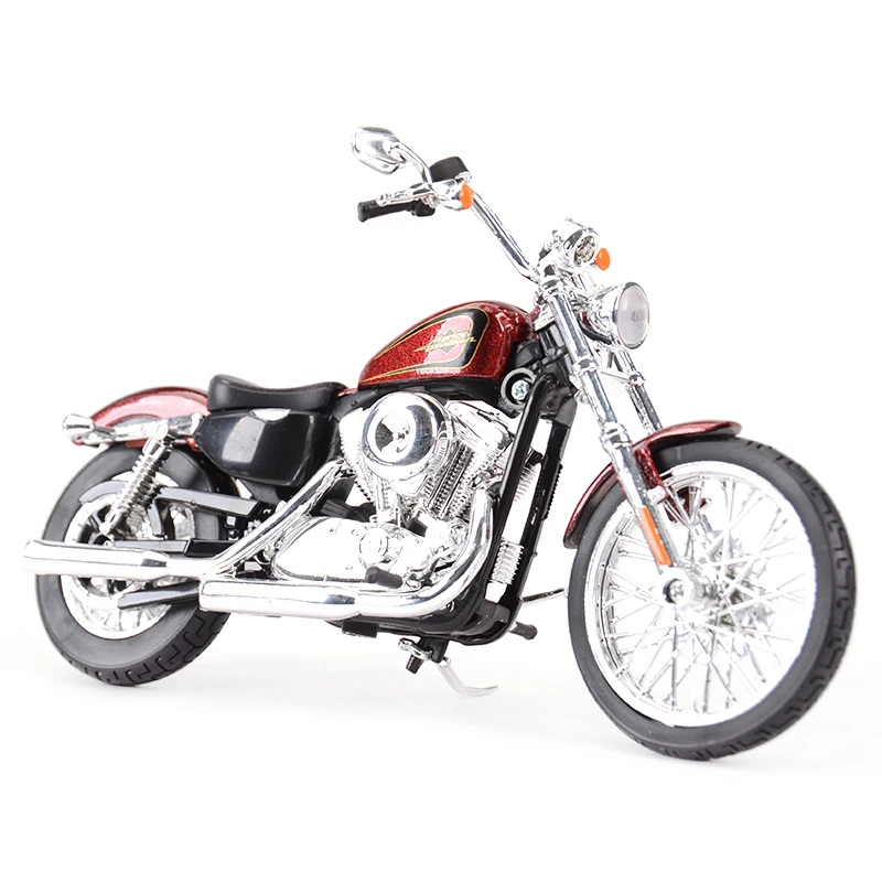 Maisto 1:12 для Harley Davidson 2012 XL 1200V семьдесят-две литые автомобили коллекционные хобби |