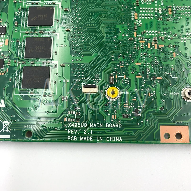

Akemy X405UR For Asus X405U X405UN X405UR X405URR X405URP X405UQ X405UF Laotop Mainboard X405UR Motherboard I7-7500U 8GB GT930MX