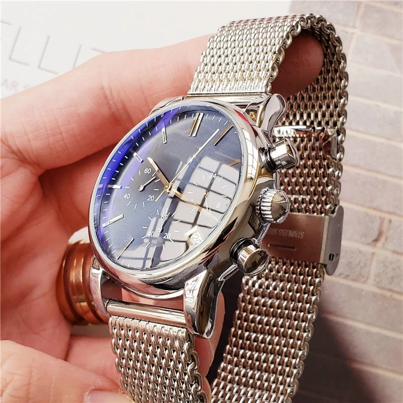 

Top Brand Watch Mens Quartz Watch Luxury Mens Business Casual Watch Leather Strap Watches The Best Gift for Men