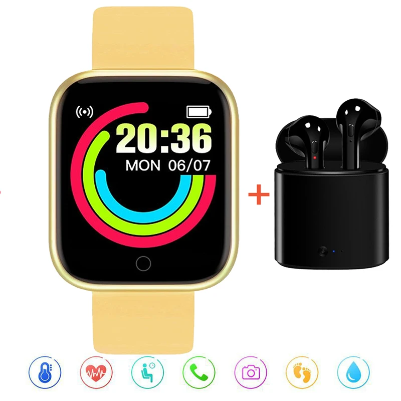 Фитнес-часы с монитором кровяного давления 2 комплекта |