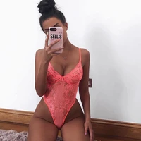 new hot sale sheer lace bodysuit women backless transparent mesh bow sexy jumpsuit 2021 catsuit straps bodysuits thong