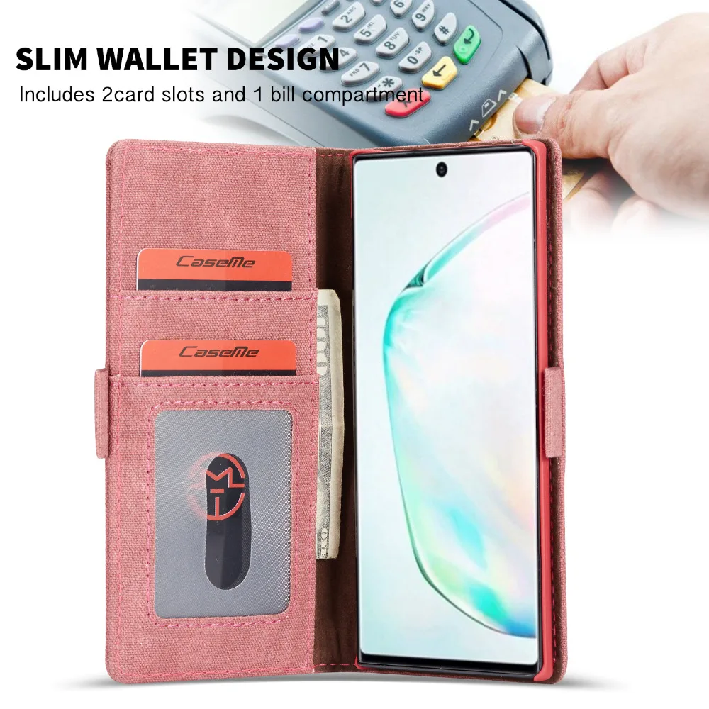 Чехол Me Jean, дизайнерский кожаный чехол для samsung Galaxy Note 10 Plus, кошелек, чехол с отделением для карт, карман для денег, чехол для телефона s, S6, S7, S8, S9, S10