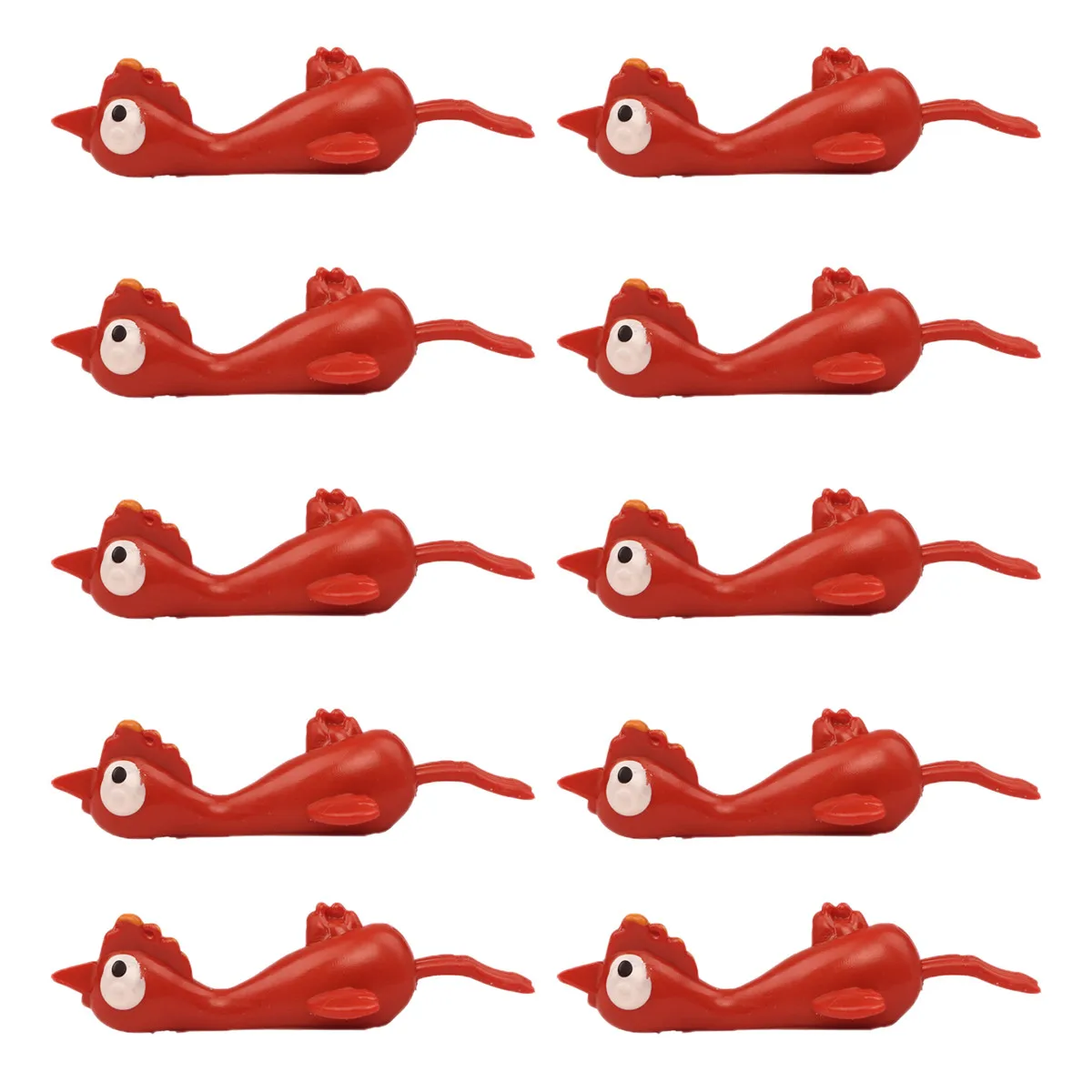 Рогатка для курицы 10 шт. резиновый флэш цыплят летающая курица эластичный