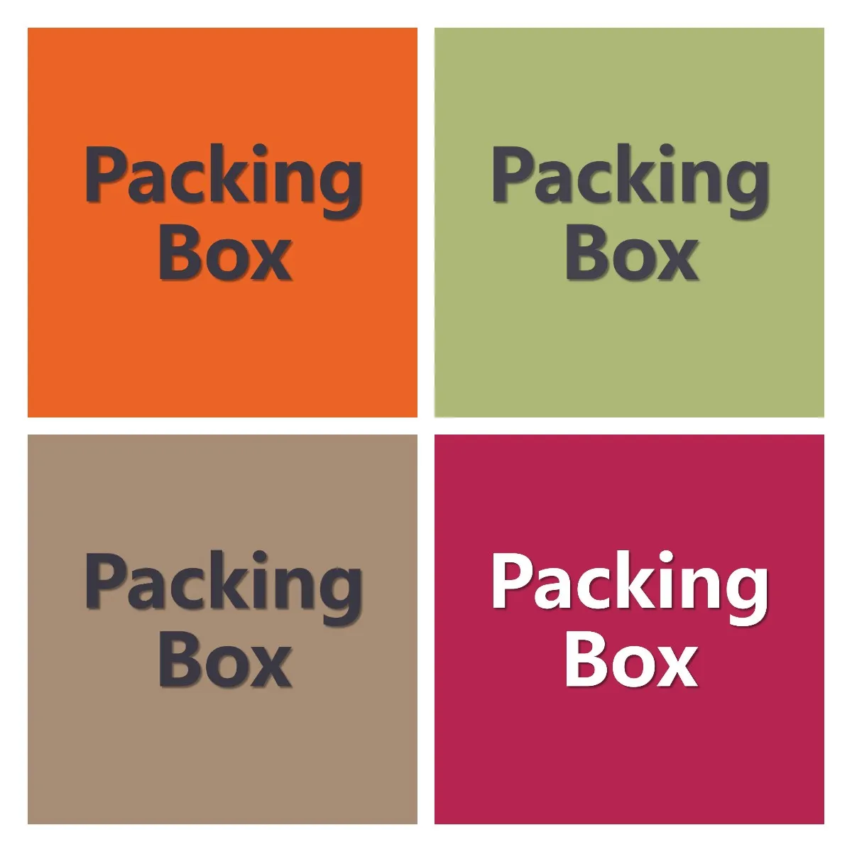 

Упаковочная коробка