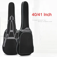4041 inch guitar bag carry case 10mm waterproof backpack oxford acoustic folk guitar gig bag cover with double shoulder straps